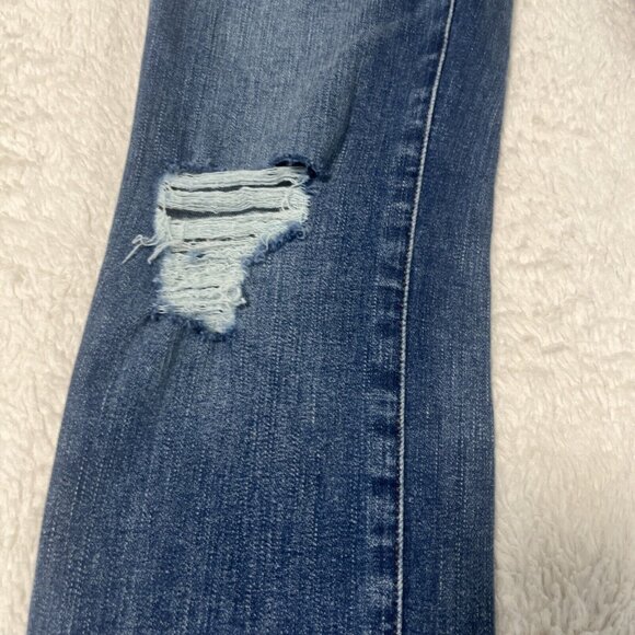 Madewell Blue Denim 9" Mid-Rise Skinny Jeans Womens Casual Medium Wash Size 26 - Picture 3 of 16